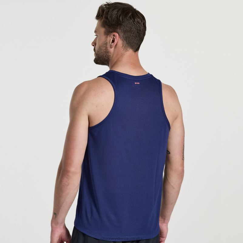 Saucony Men Stopwatch Singlet 8460X311 Sodalite