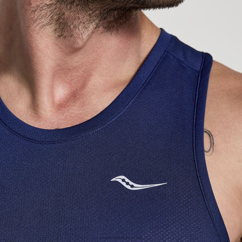 Saucony Men Stopwatch Singlet 8460X311 Sodalite
