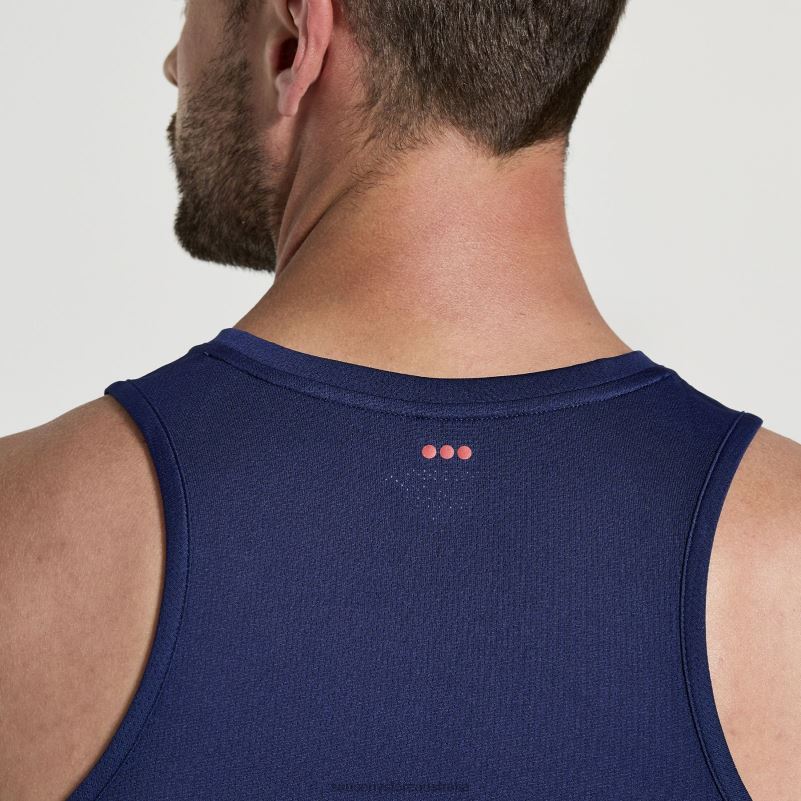 Saucony Men Stopwatch Singlet 8460X311 Sodalite