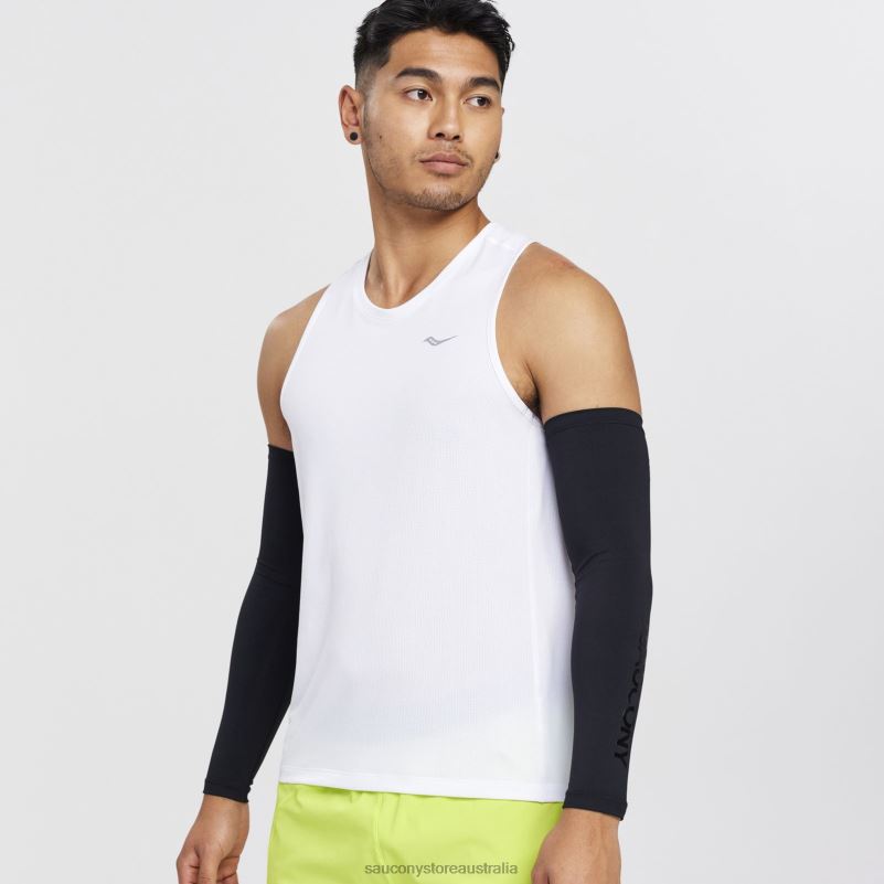 Saucony Men Stopwatch Singlet 8460X314 White
