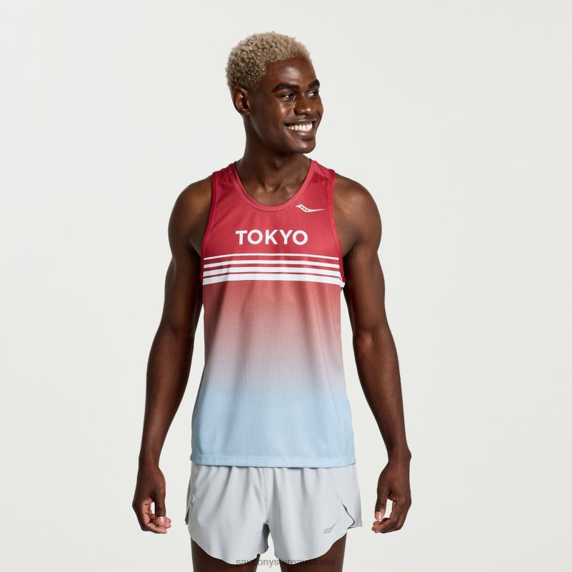 Saucony Men Tokyo Stopwatch Singlet 8460X329 Tokyo 2023