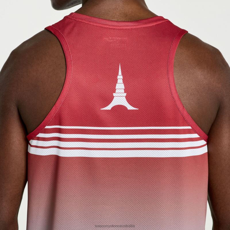 Saucony Men Tokyo Stopwatch Singlet 8460X329 Tokyo 2023
