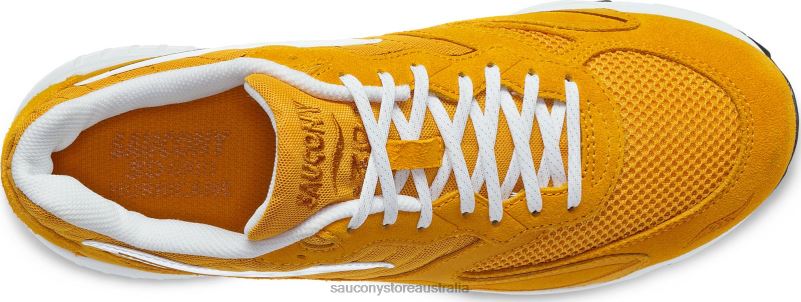 Saucony Men 3D Grid Hurricane 8460X198 Mustard/White