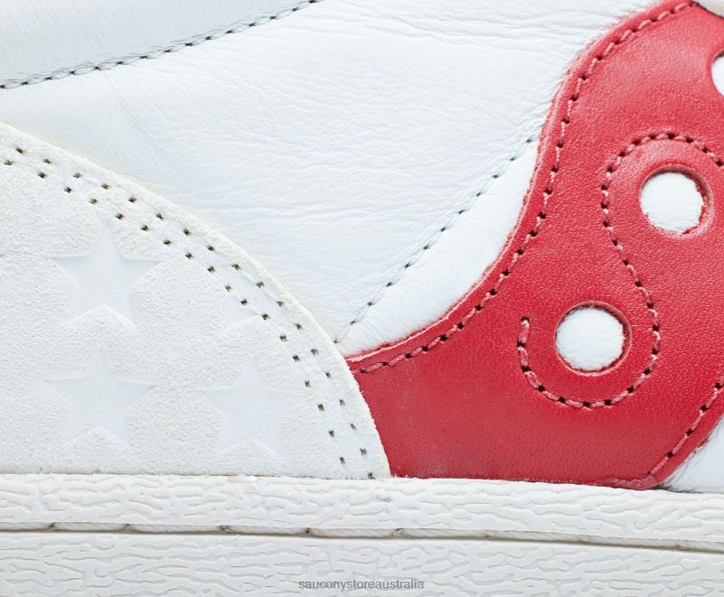 Saucony Men Jazz Court 1776 8460X176 White/Red