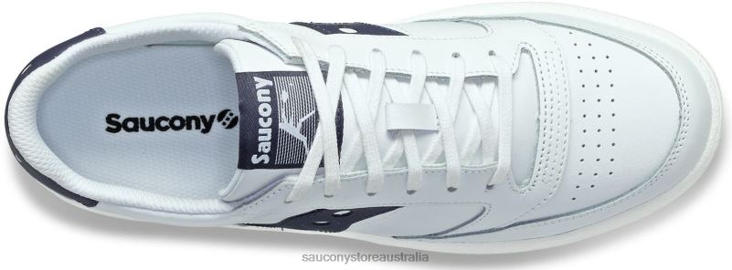 Saucony Men Jazz Court PU 8460X238 White/Navy