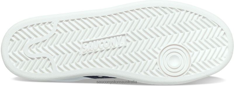 Saucony Men Jazz Court PU 8460X238 White/Navy