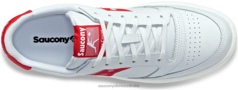 Saucony Men Jazz Court PU 8460X239 White/Red