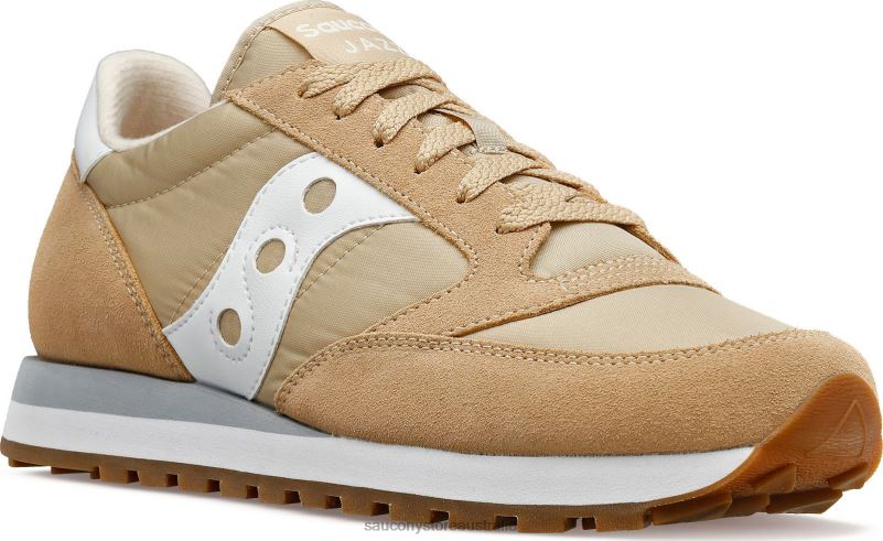 Saucony Men Jazz Original 8460X262 Beige/White