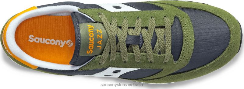 Saucony Men Jazz Original 8460X266 Green/Navy