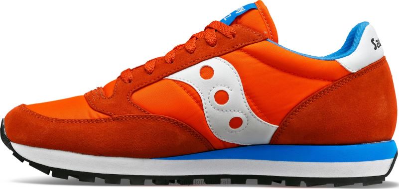 Saucony Men Jazz Original 8460X273 Orange/Sky Blue