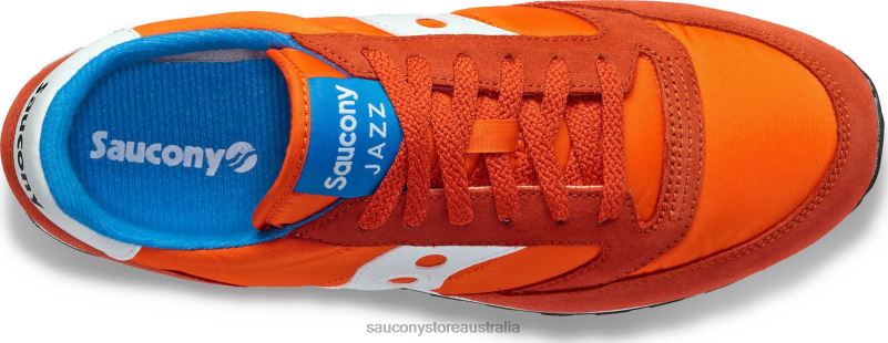 Saucony Men Jazz Original 8460X273 Orange/Sky Blue