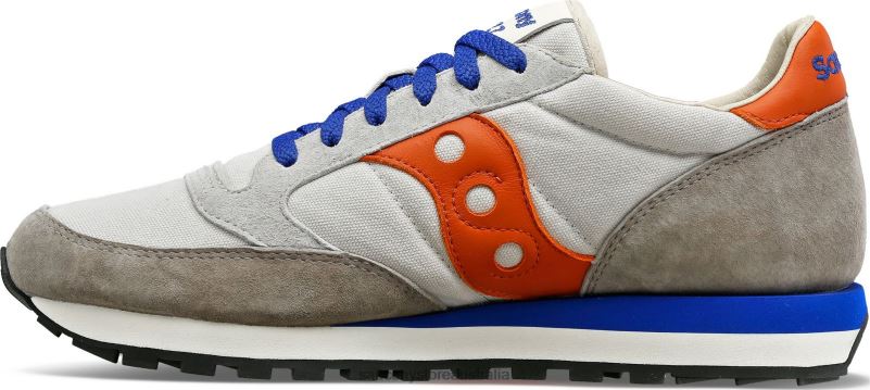 Saucony Men Jazz Original Stonewash 8460X213 Grey/Rust