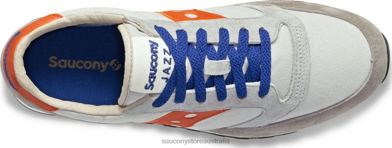 Saucony Men Jazz Original Stonewash 8460X213 Grey/Rust