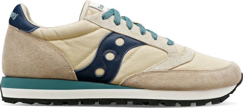 Saucony Men Jazz Original Stonewash 8460X214 Tan/Navy