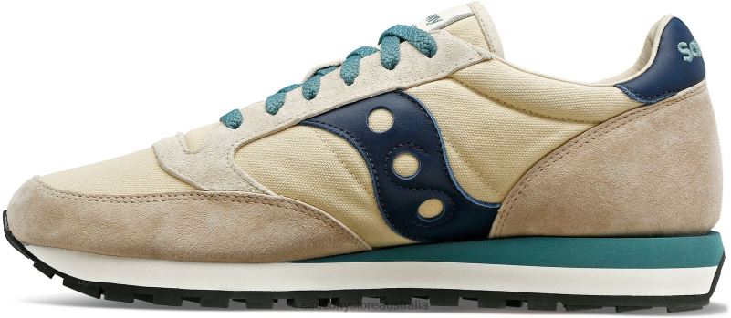 Saucony Men Jazz Original Stonewash 8460X214 Tan/Navy