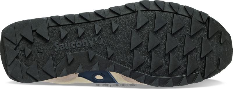 Saucony Men Jazz Original Stonewash 8460X214 Tan/Navy