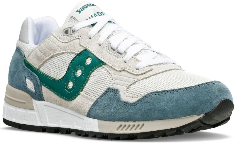 Saucony Men Shadow 5000 8460X252 White/Grey/Green