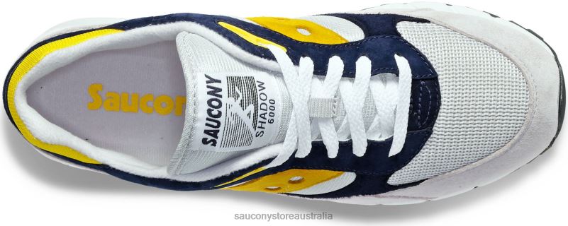 Saucony Men Shadow 6000 8460X219 Grey/Blue/Yellow