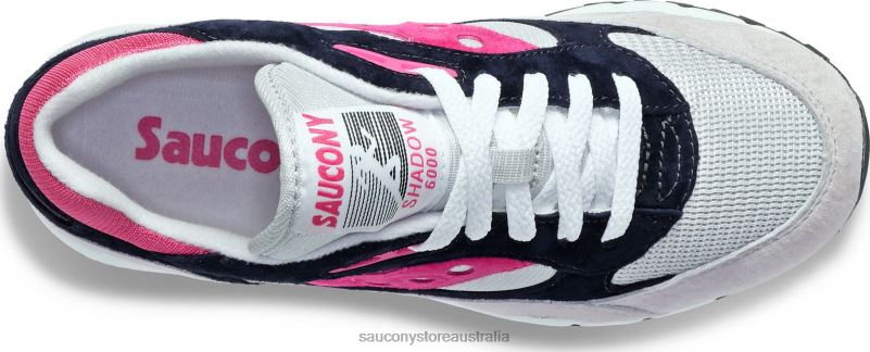 Saucony Men Shadow 6000 8460X222 Grey/Pink
