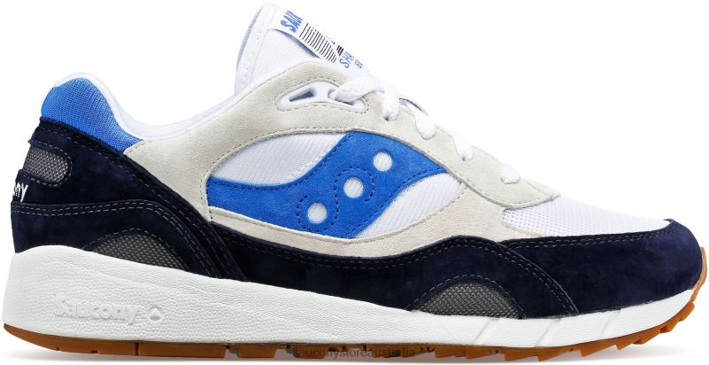 Saucony Men Shadow 6000 8460X227 White/Navy/Blue