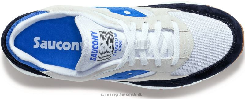 Saucony Men Shadow 6000 8460X227 White/Navy/Blue