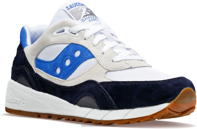 Saucony Men Shadow 6000 8460X227 White/Navy/Blue