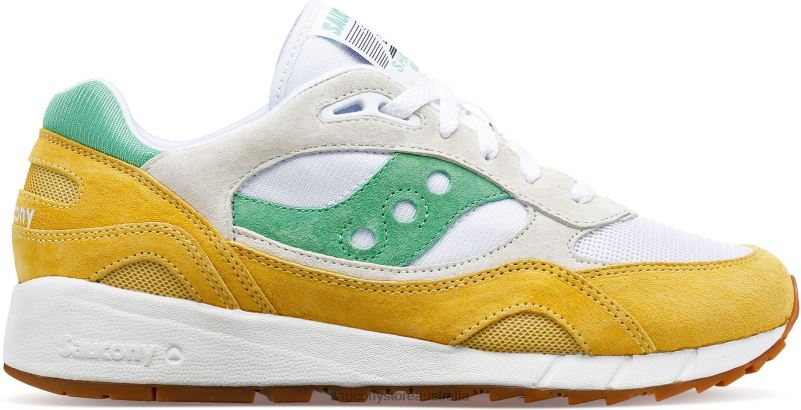 Saucony Men Shadow 6000 8460X228 White/Yellow/Green