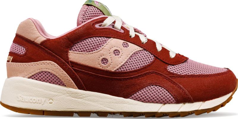 Saucony Men Shadow 6000 Mushroom 8460X190 Burgundy