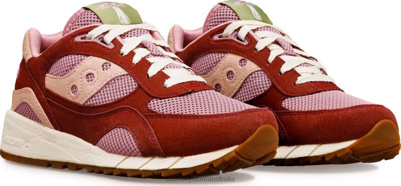 Saucony Men Shadow 6000 Mushroom 8460X190 Burgundy