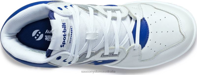 Saucony Men Spot-Bilt Sonic Hi 8460X191 White/Royal