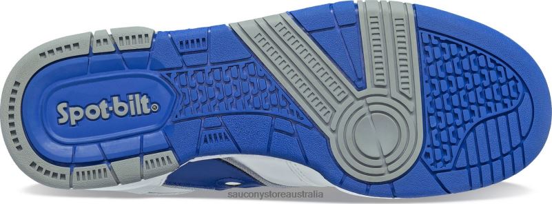 Saucony Men Spot-Bilt Sonic Hi 8460X191 White/Royal