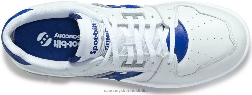 Saucony Men Spot-Bilt Sonic Low 8460X192 White/Royal