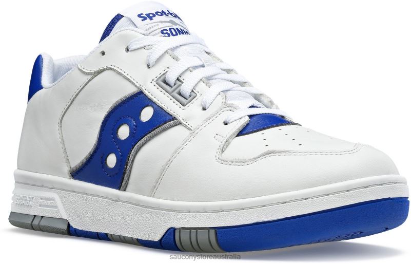 Saucony Men Spot-Bilt Sonic Low 8460X192 White/Royal