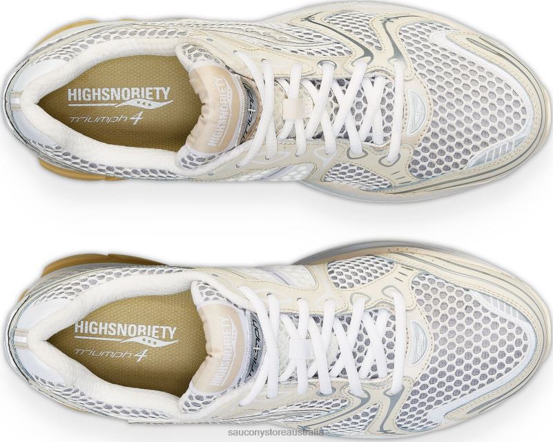 Saucony X Men Highsnobiety ProGrid Triumph 4 8460X289 Cream White