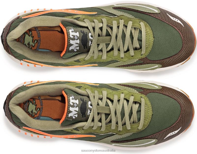 Saucony X Men Maybe Tomorrow 3D Grid Hurricane 8460X242 Tortoise