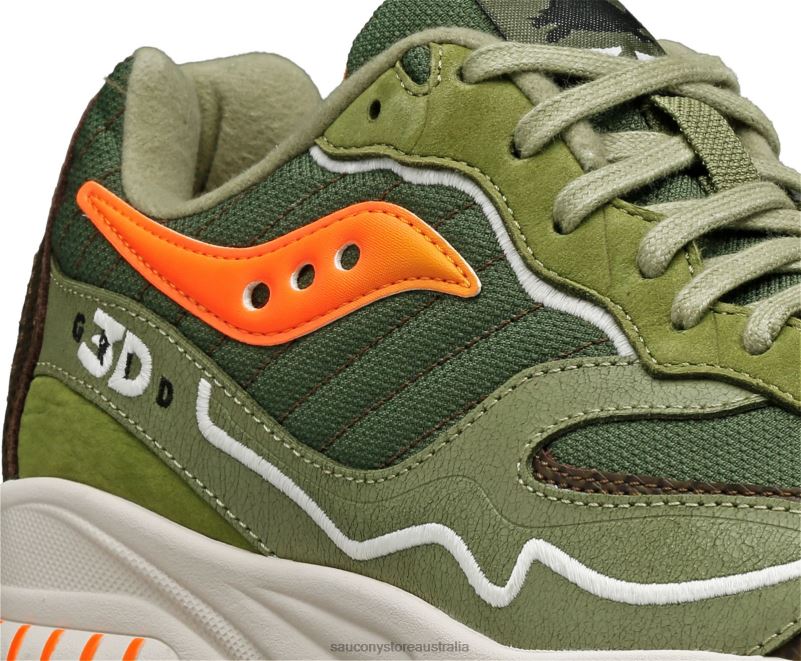 Saucony X Men Maybe Tomorrow 3D Grid Hurricane 8460X242 Tortoise
