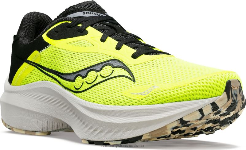 Saucony Men Axon 3 8460X72 Citron/Black
