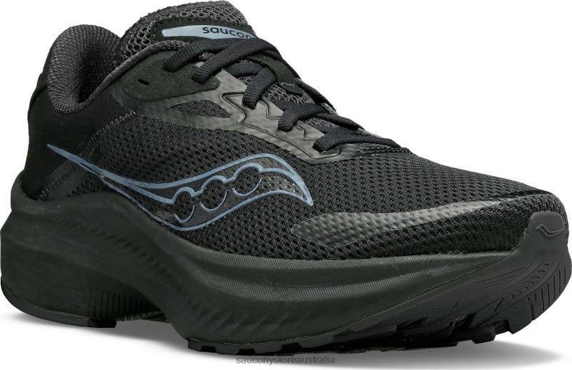 Saucony Men Axon 3 8460X75 Triple Black