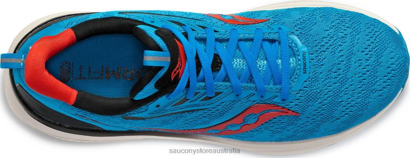 Saucony Men Echelon 9 8460X95 Ocean/Redrock