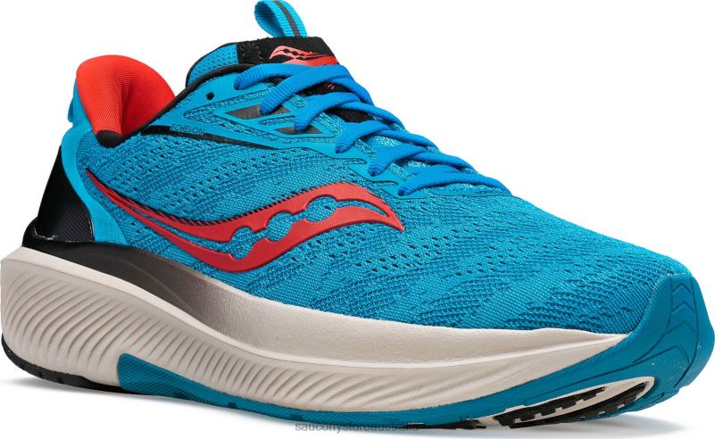 Saucony Men Echelon 9 8460X95 Ocean/Redrock