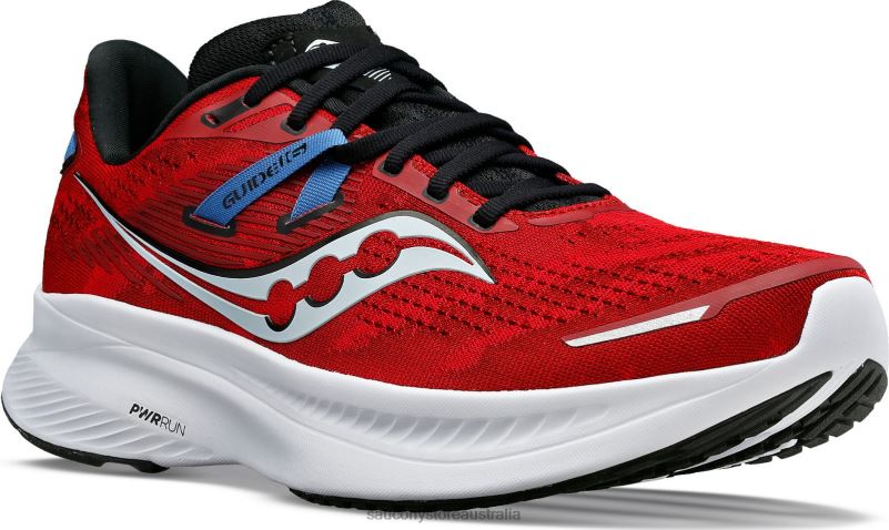 Saucony Men Guide 16 8460X49 Dahlia/Black