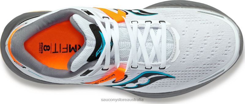 Saucony Men Guide 16 8460X53 White/Gravel