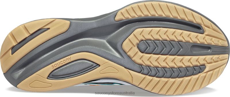 Saucony Men Guide 16 8460X53 White/Gravel