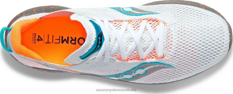 Saucony Men Kinvara 14 8460X26 White/Gravel