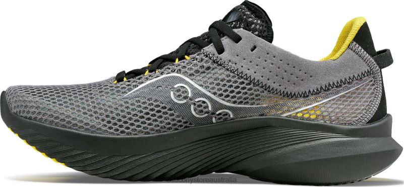 Saucony Men Kinvara 14 8460X32 Gravel/Black