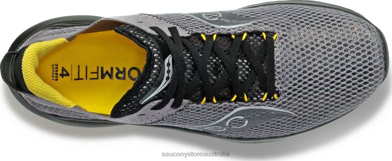 Saucony Men Kinvara 14 8460X32 Gravel/Black