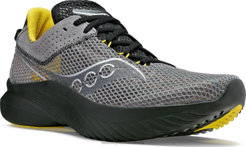 Saucony Men Kinvara 14 8460X32 Gravel/Black