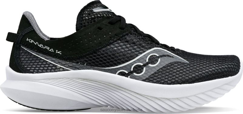 Saucony Men Kinvara 14 Wide 8460X110 Black/White