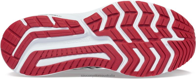 Saucony Men Omni 21 Wide 8460X114 Alloy/Garnet