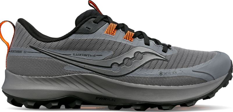Saucony Men Peregrine 13 GTX 8460X111 Gravel/Black
